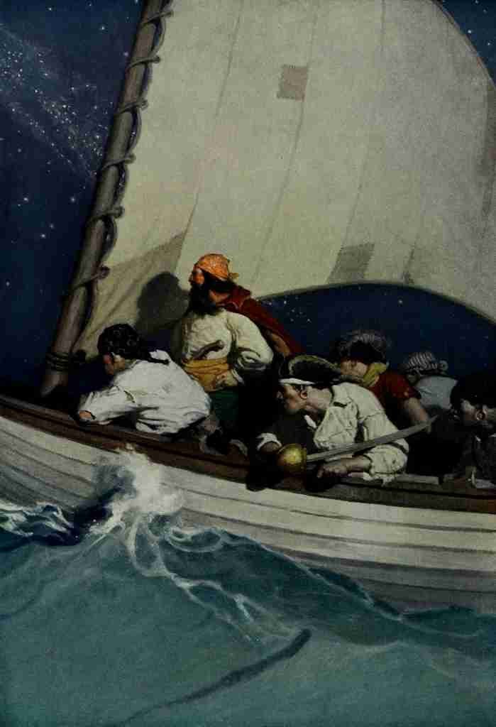 Wyeth Newell 62 1917 Blackbeard buccaneer A4 Photo Print