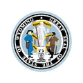 Wyoming Seal N4201 A4 Photo Print