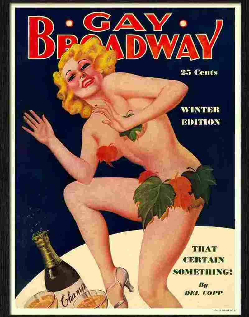 X gay broadway glamour magazine cover Advert A4 Photo Print