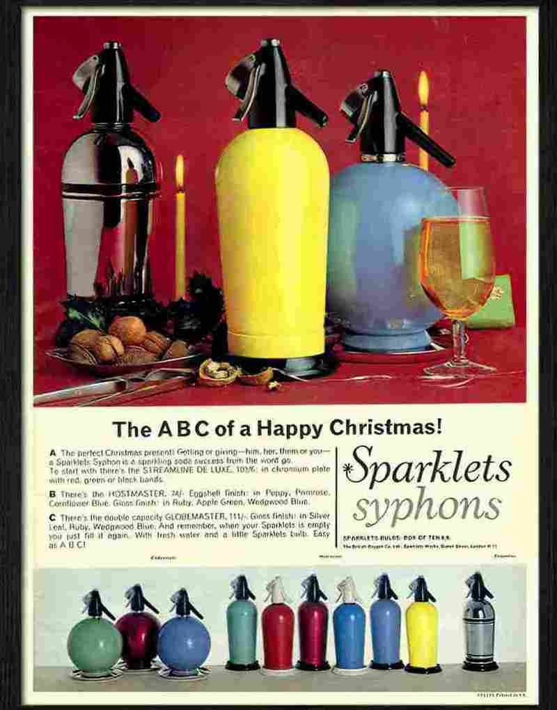 X sparklets syphons Advert A4 Photo Print