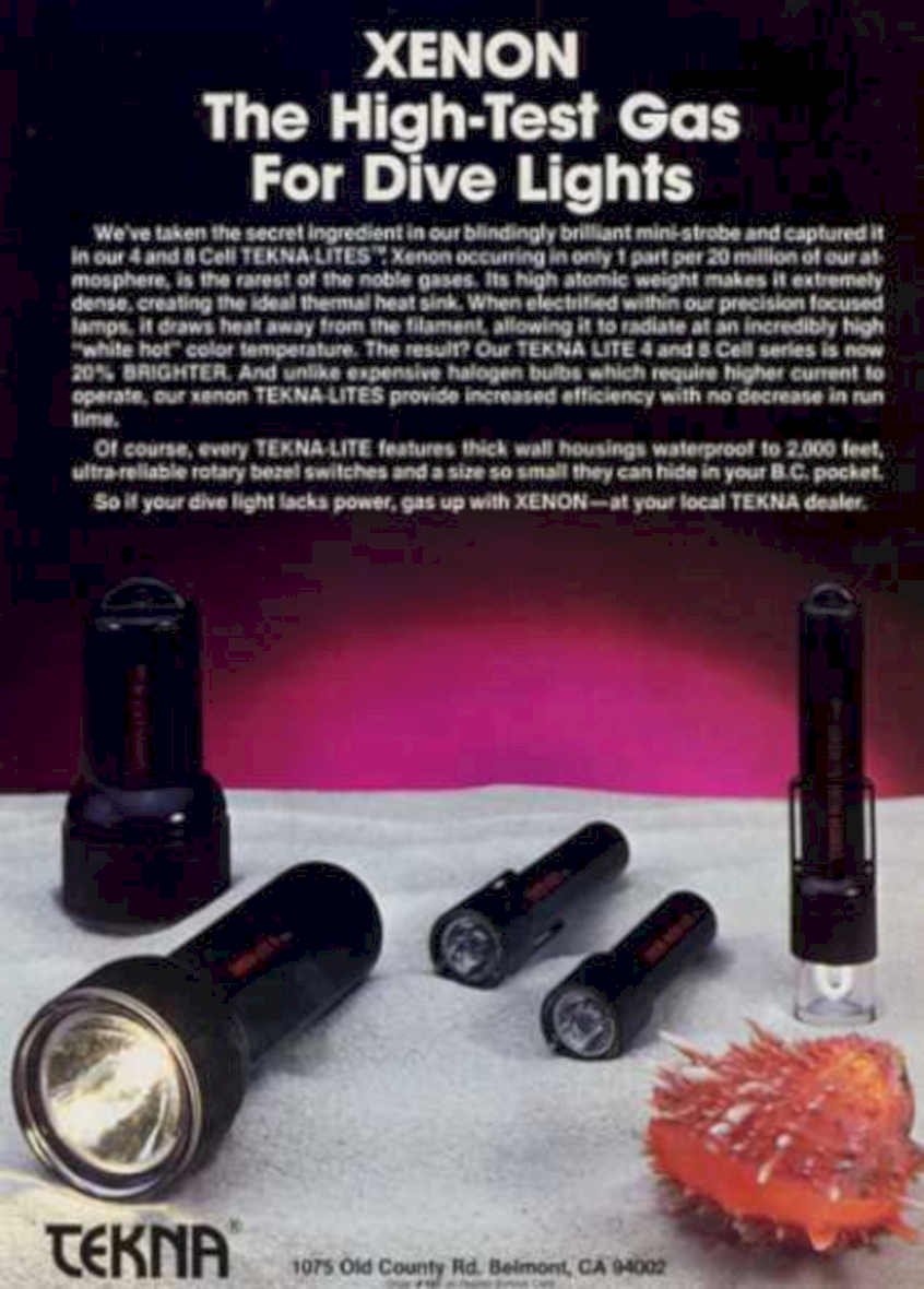 Xenon Tekna Lights Vintage Retro Advert Ads A4 Photo Print