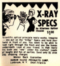 Xray Specs Demo 1950s Vintage Retro Advert Poster