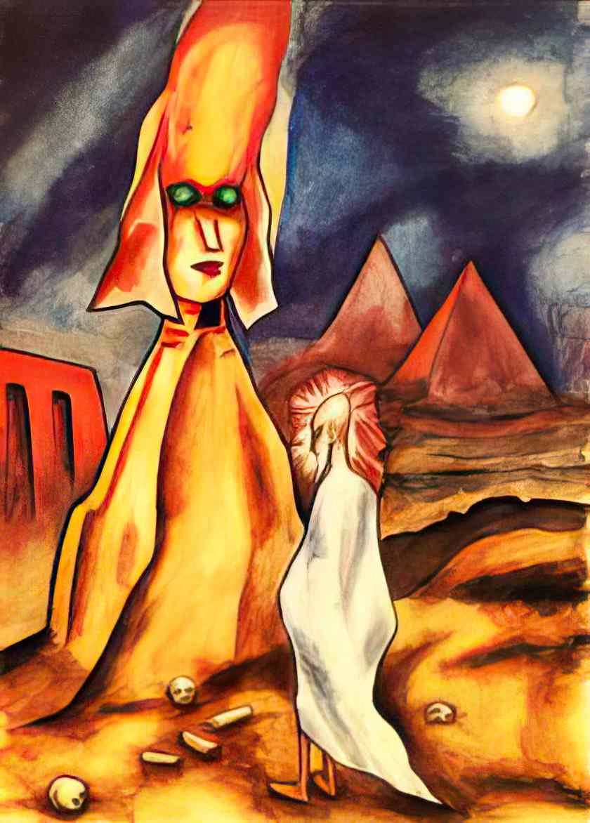 Xul Solar alma d s pir mides 192 Art A4 Photo Print