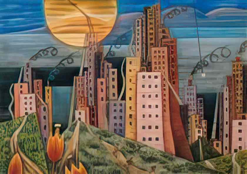 Xul Solar ciuda lagui 1939 Art A4 Photo Print