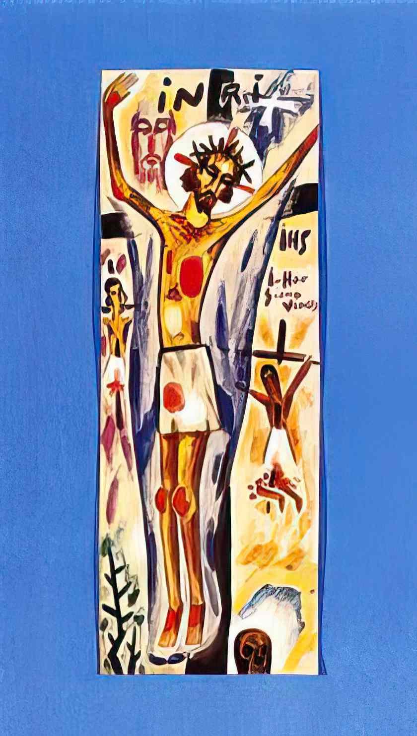 Xul Solar jes s crucifio 1920 Art A4 Photo Print
