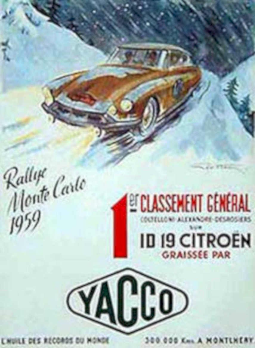 Yacco Vintage Retro Advert Poster A4 Photo Print