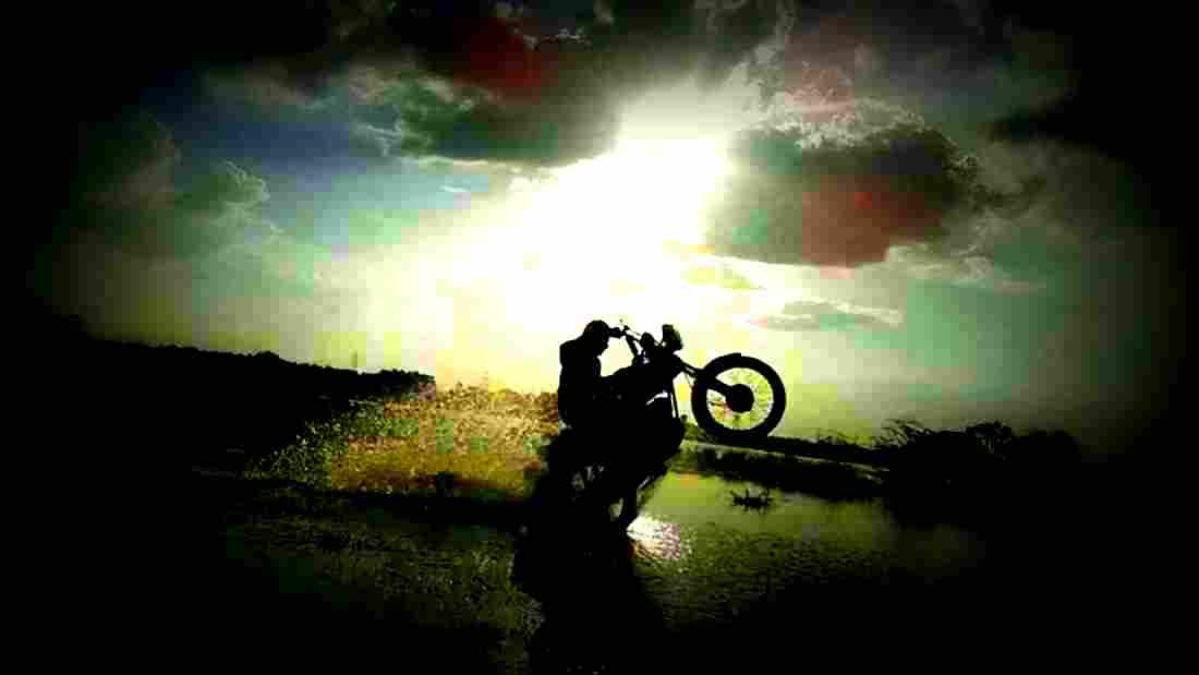 Yamaha 100 100 4 motorbike A4 Photo Print