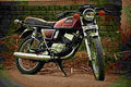 Yamaha 100 100 5 motorbike A4 Photo Print