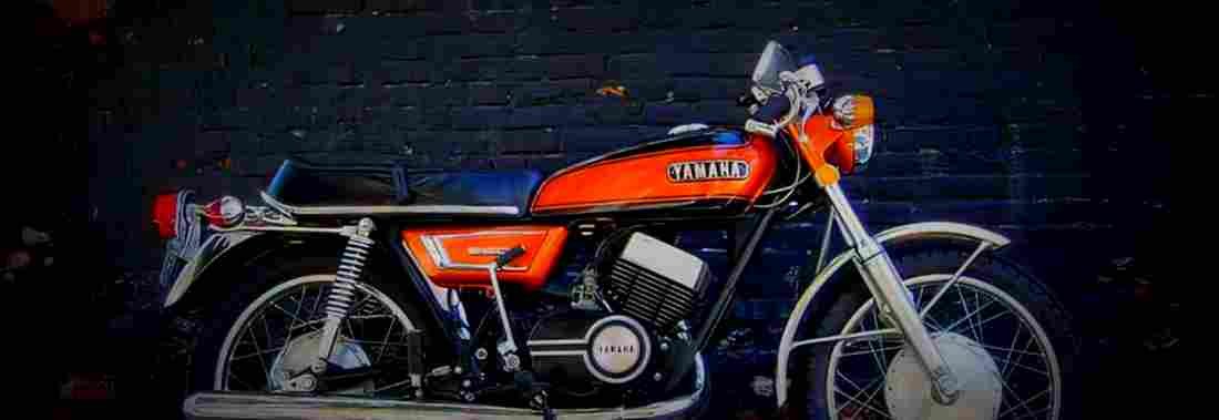Yamaha AS 3 1972 1 825x284 motorbike A4 Photo Print