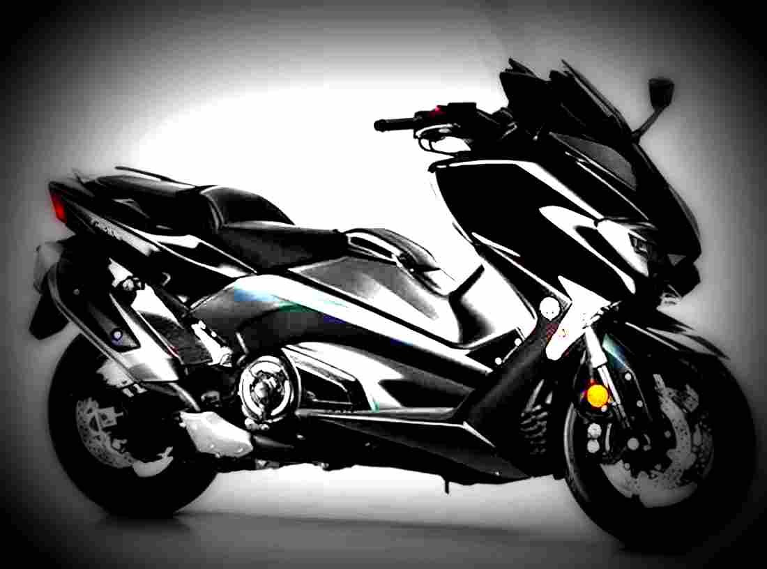 Yamaha Aerox 155VVA 2018 3 motorbike A4 Photo Print