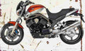 Yamaha BT1100 Bulldog 2003 Aged Vintage A4 Photo Print