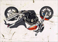 Yamaha BT1100 Bulldog 2003 aged A4 Photo Print