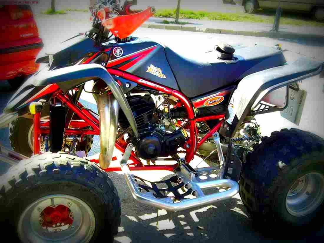 Yamaha Blaster 200 2005 2 motorbike A4 Photo Print