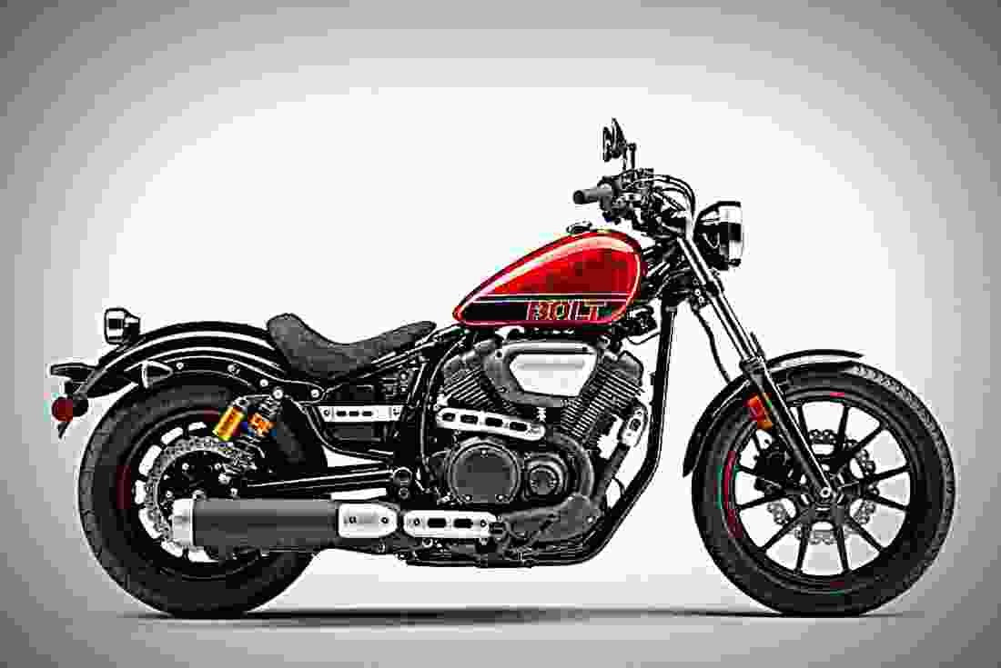 Yamaha Bolt 2017 3 motorbike A4 Photo Print