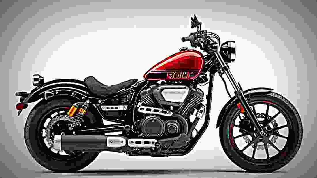 Yamaha Bolt C Spec 2017 2 motorbike A4 Photo Print