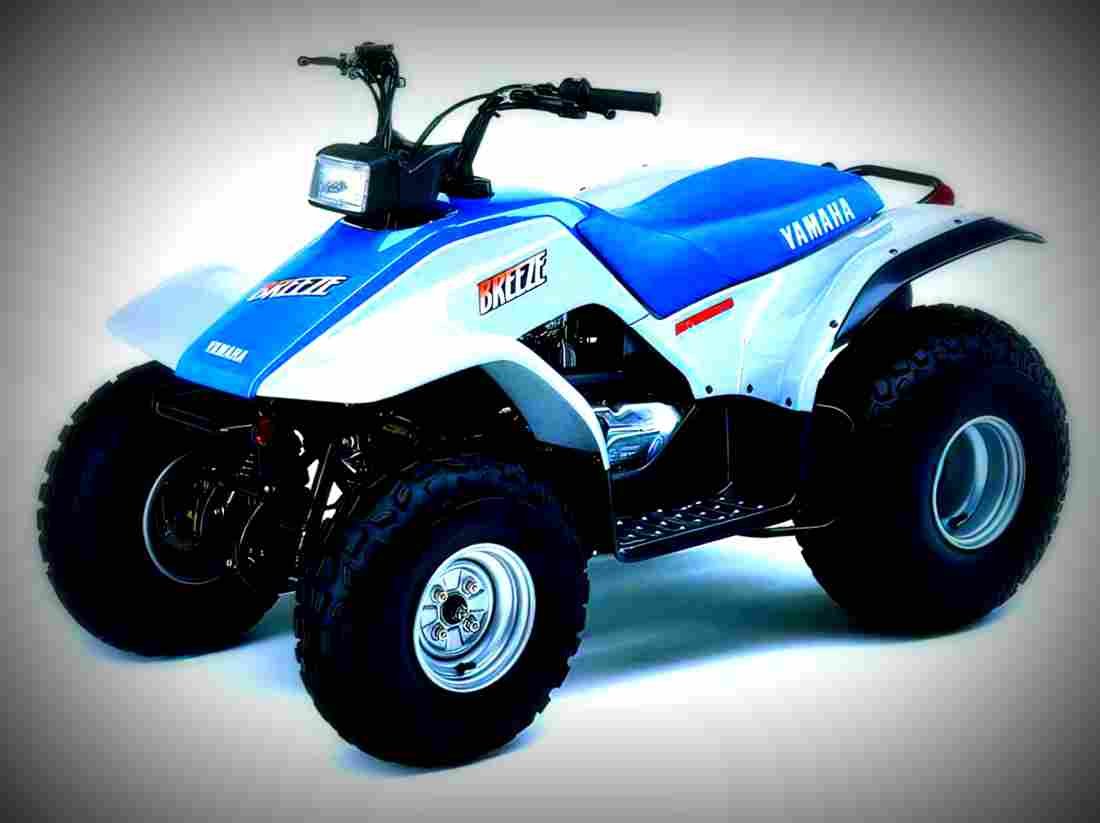 Yamaha Breeze 125 2000 3 motorbike A4 Photo Print