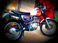 Yamaha Bronco Bronco 4 motorbike A4 Photo Print
