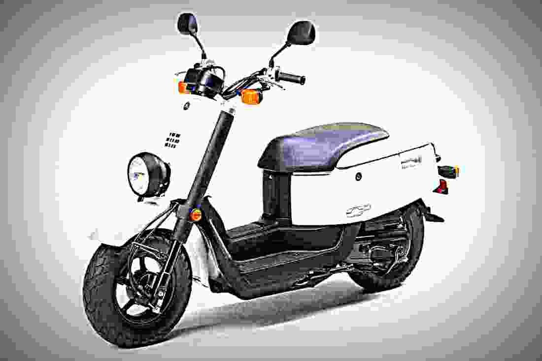 Yamaha C3 C3 3 motorbike A4 Photo Print