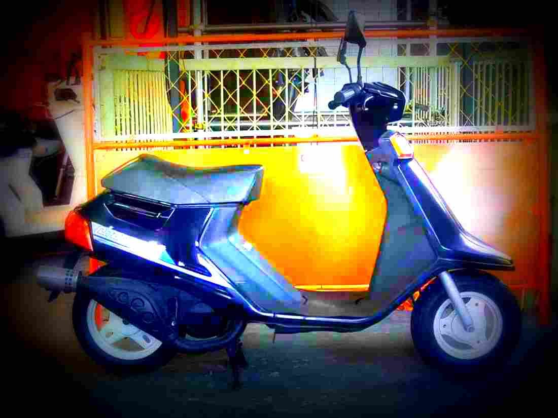 Yamaha Champ 1986 5 motorbike A4 Photo Print