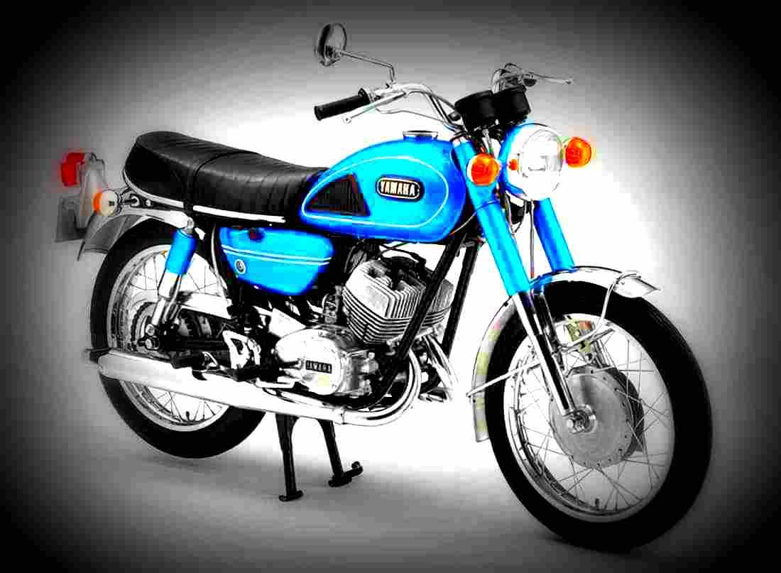 Yamaha DS 6 1970 4 motorbike A4 Photo Print
