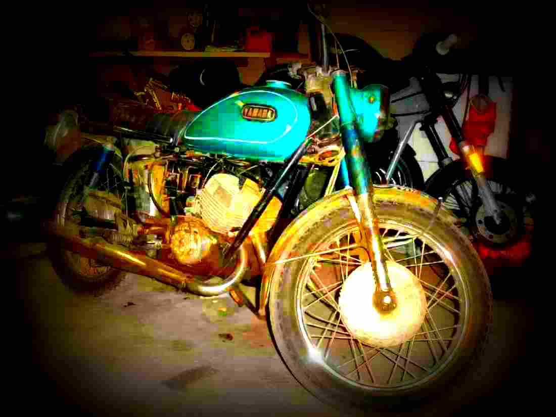 Yamaha DS 6 1970 5 motorbike A4 Photo Print