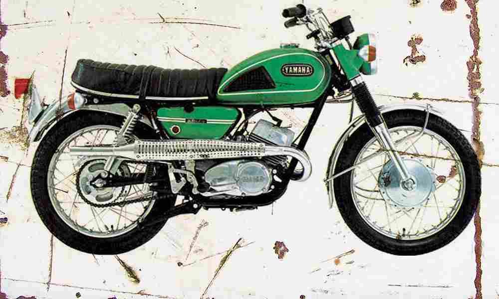 Yamaha DS6 C 1971 Aged Vintage A4 Photo Print