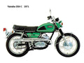 Yamaha DS6 C 1971 motorbike A4 Photo Print