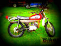 Yamaha DT 125 E 1974 4 motorbike A4 Photo Print