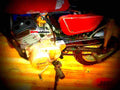 Yamaha DT 125 E 1977 3 motorbike A4 Photo Print