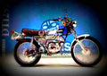 Yamaha DT 125 E 1979 1 motorbike A4 Photo Print