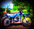 Yamaha DT 175 MX 1981 6 motorbike A4 Photo Print