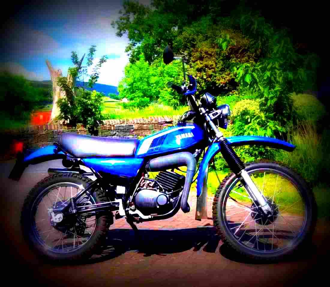 Yamaha DT 175 MX 1981 6 motorbike A4 Photo Print