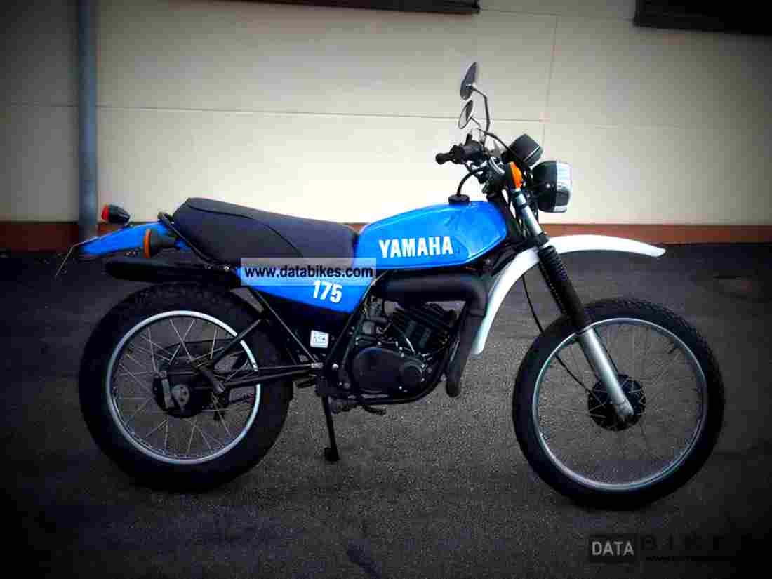 Yamaha DT 175 MX 1982 5 motorbike A4 Photo Print