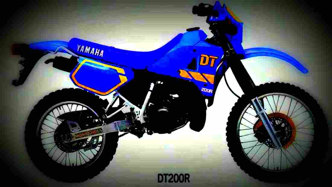 Yamaha DT 200 DT 200 1 motorbike A4 Photo Print