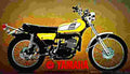 Yamaha DT 250 1973 1 motorbike A4 Photo Print