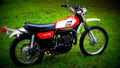 Yamaha DT 250 1975 5 motorbike A4 Photo Print