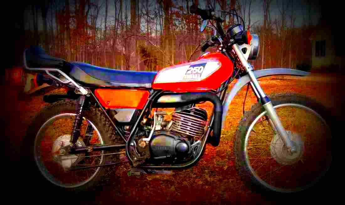 Yamaha DT 250 MX 1979 4 motorbike A4 Photo Print
