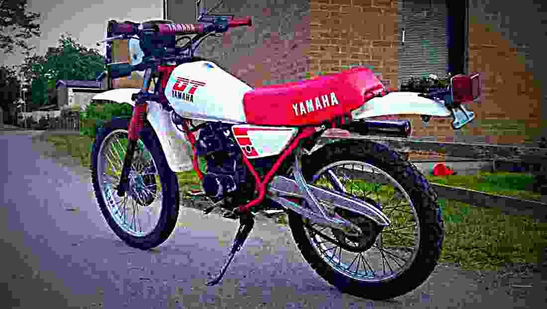 Yamaha DT 50 50cc 5 motorbike A4 Photo Print