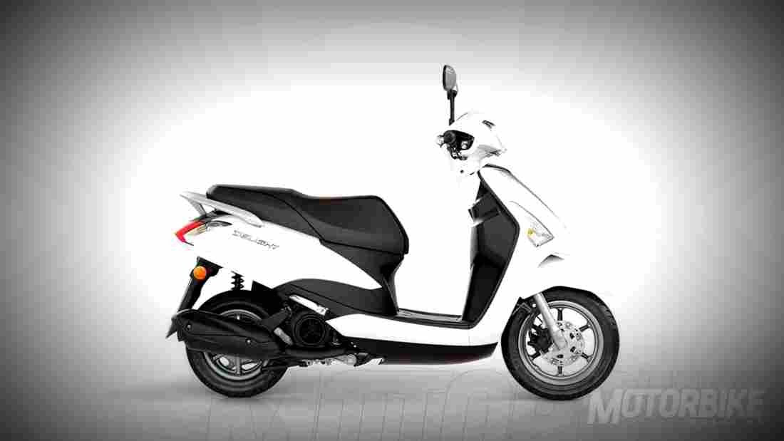 Yamaha Delight 2018 2 motorbike A4 Photo Print