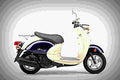 Yamaha E Vino 2018 2 motorbike A4 Photo Print
