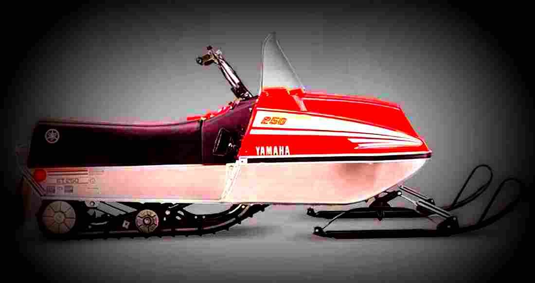 Yamaha Enticer I 340cc 2 motorbike A4 Photo Print