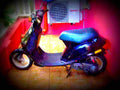 Yamaha Excel Excel 1 motorbike A4 Photo Print