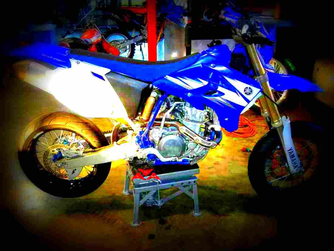 Yamaha Excel Excel 2 motorbike A4 Photo Print