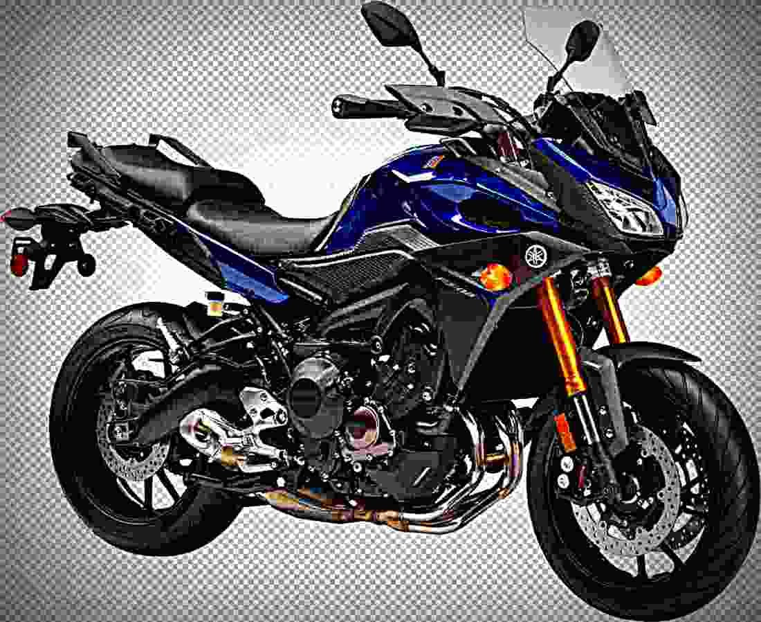 Yamaha FJ 09 2017 3 motorbike A4 Photo Print