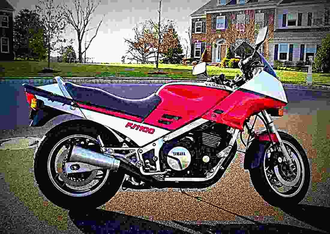 Yamaha FJ 1100 1985 6 motorbike A4 Photo Print