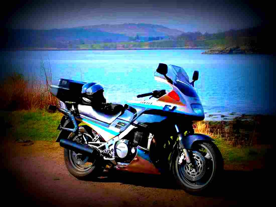 Yamaha FJ 1100 1986 4 motorbike A4 Photo Print