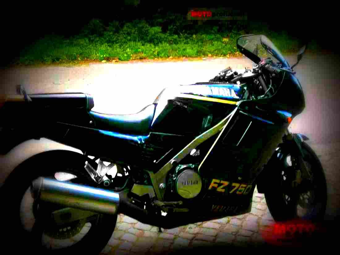 Yamaha FJ 1100 (reduced effect) 1986 3 motorbike A4 Photo Print