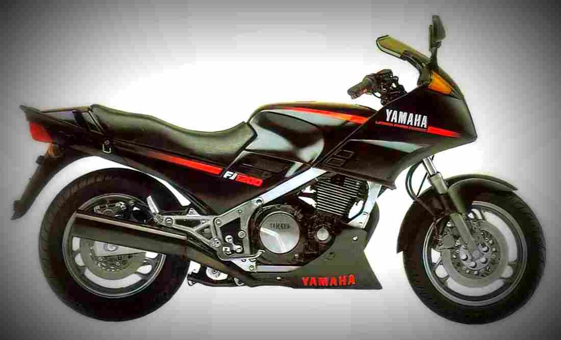 Yamaha FJ 1200 1986 3 motorbike A4 Photo Print