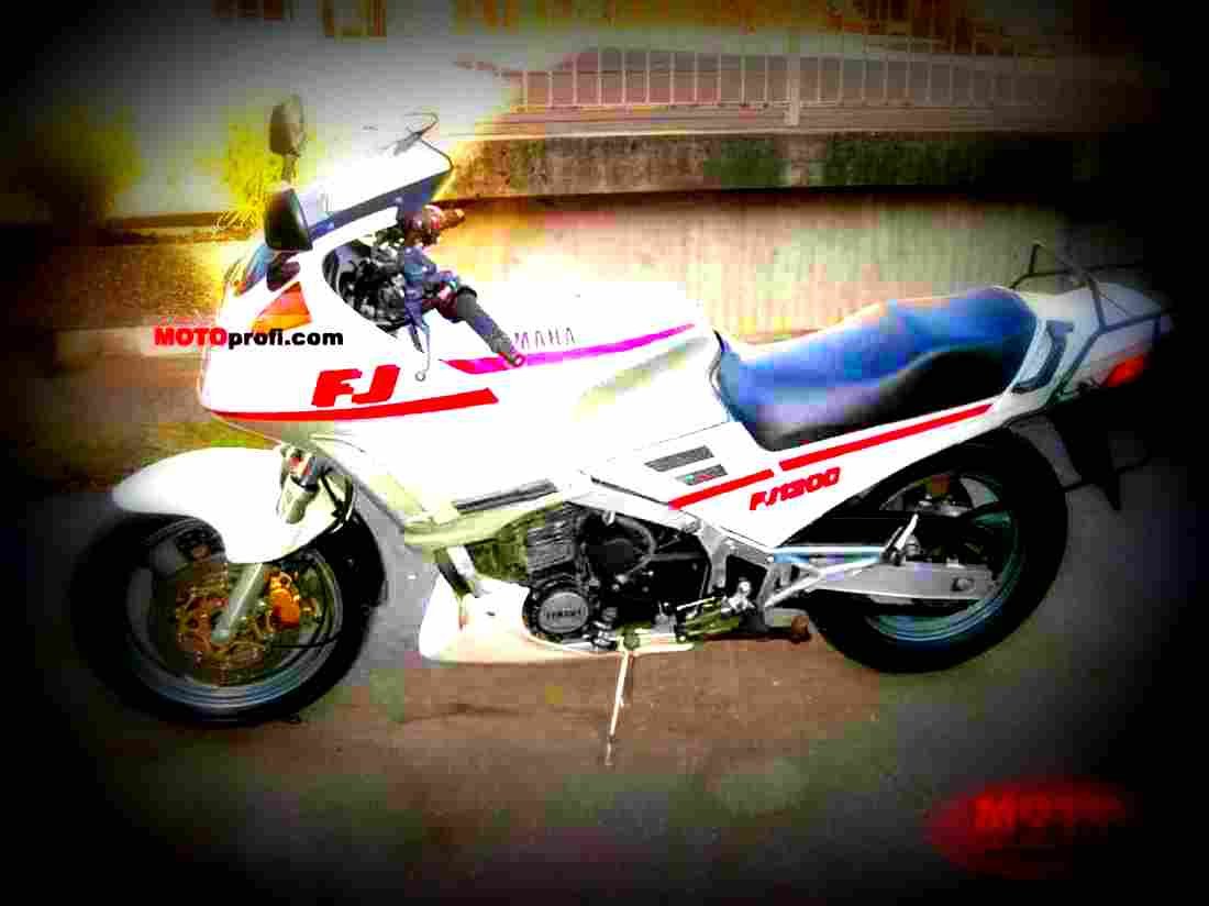 Yamaha FJ 1200 1988 1 motorbike A4 Photo Print