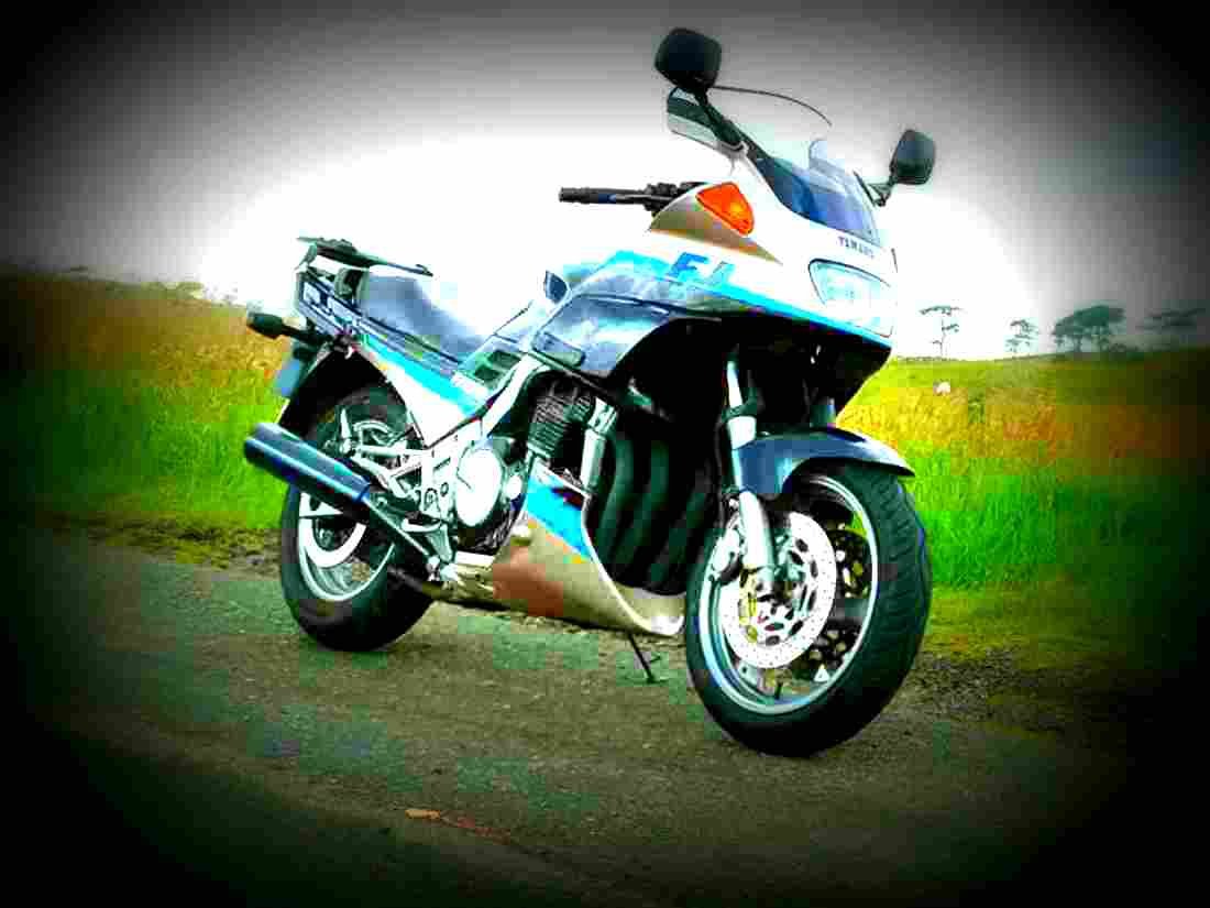 Yamaha FJ 1200 1988 2 motorbike A4 Photo Print